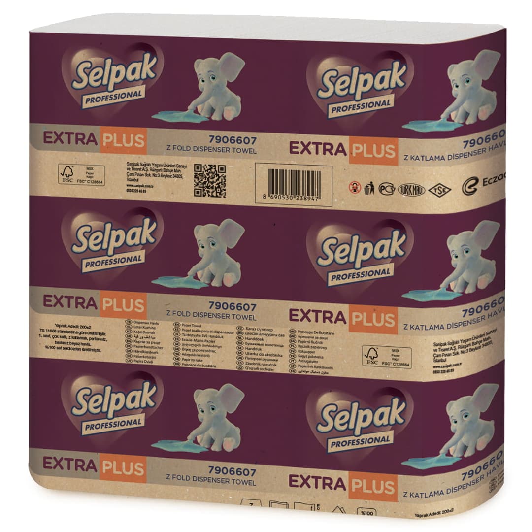 Selpak Professional Extra Z-Katlı Dispenser Havlu