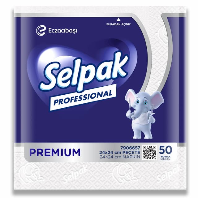 Selpak Professional Mini Peçete 24x24 cm 50'li - 1