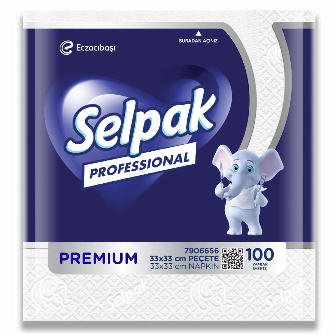 Selpak Professional Peçete 33x33 cm 100'lü