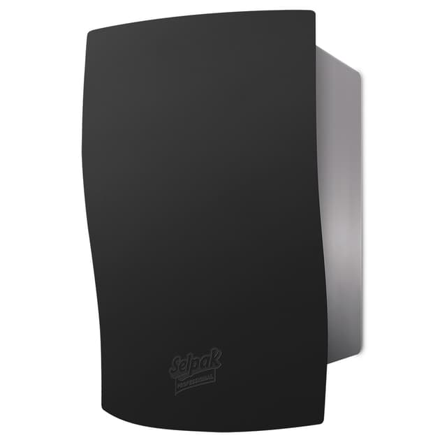 Selpak Professional Wave İçten Çekmeli Havlu Dispenseri - Siyah - 1