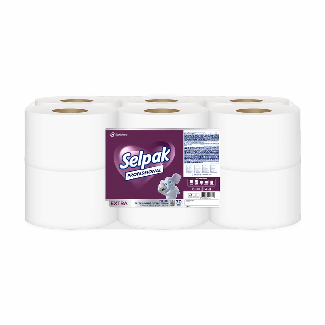Selpak Professional Extra İçten Çekmeli Tuvalet Kağıdı 70m
